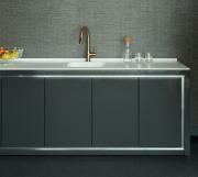 Highline Fifty Credenza with Corian top and cool drawer